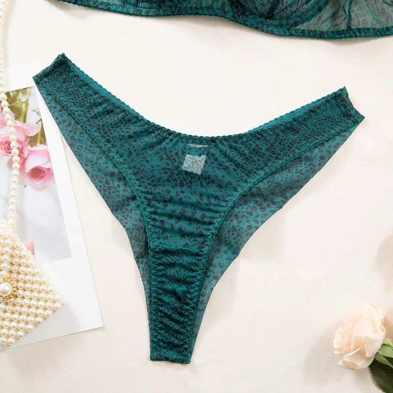 2pcs/Set Woman Lingerie Gather - огляд і ціна Sheer Mesh Bra
