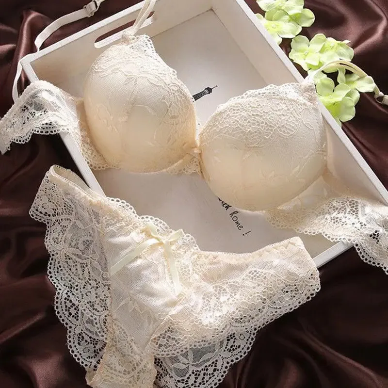 Girls Bra Sets for Women Push  - огляд і ціна Lace Bralette Set